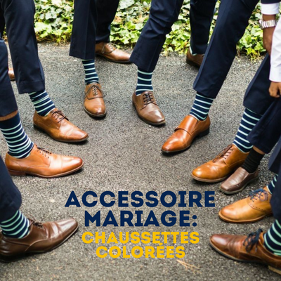 Mariage en couleurs : les chaussettes qui font la différence