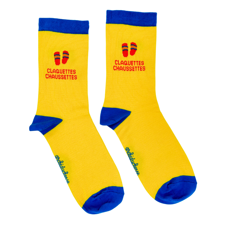 Claquettes chaussettes